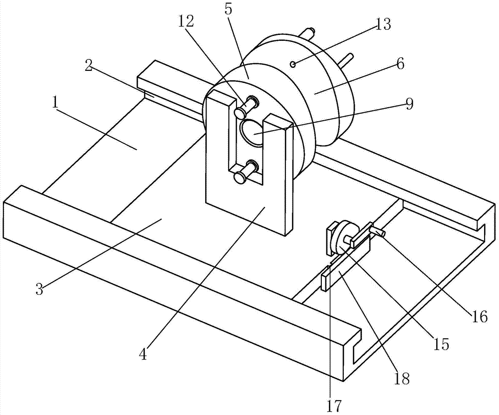 A jig for vertical drilling of parts