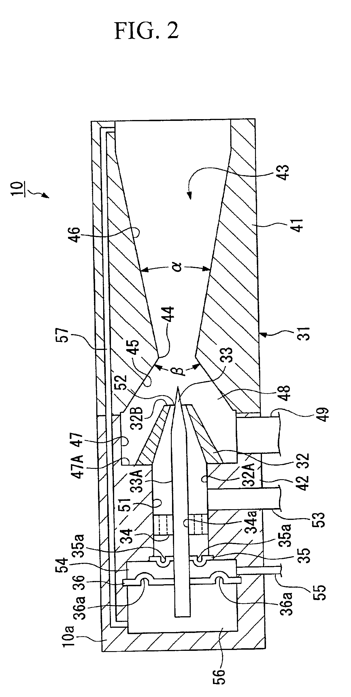 Variable flow-rate ejector and fuel cell system having the same