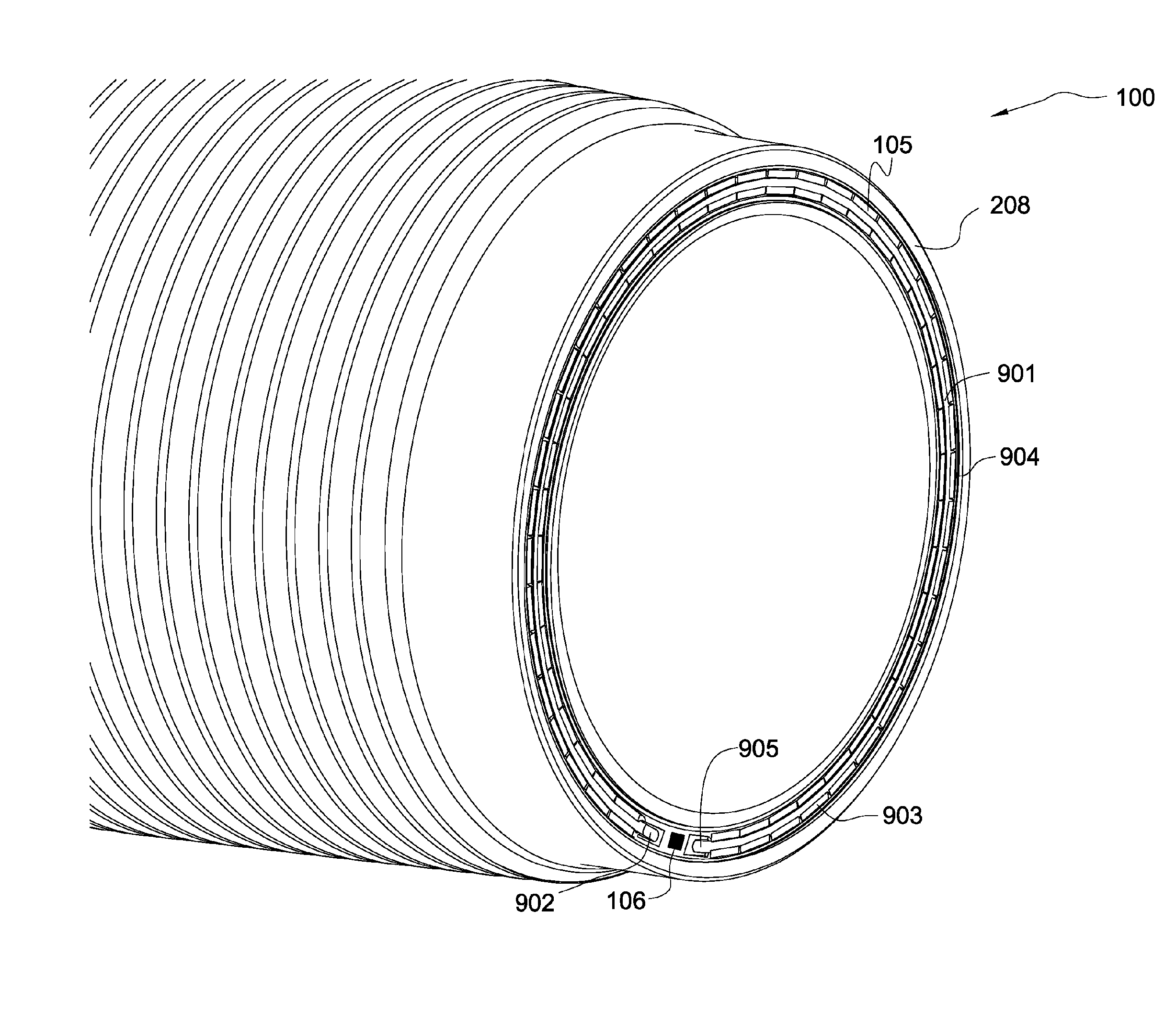 Downhole Tool with Integrated Circuit