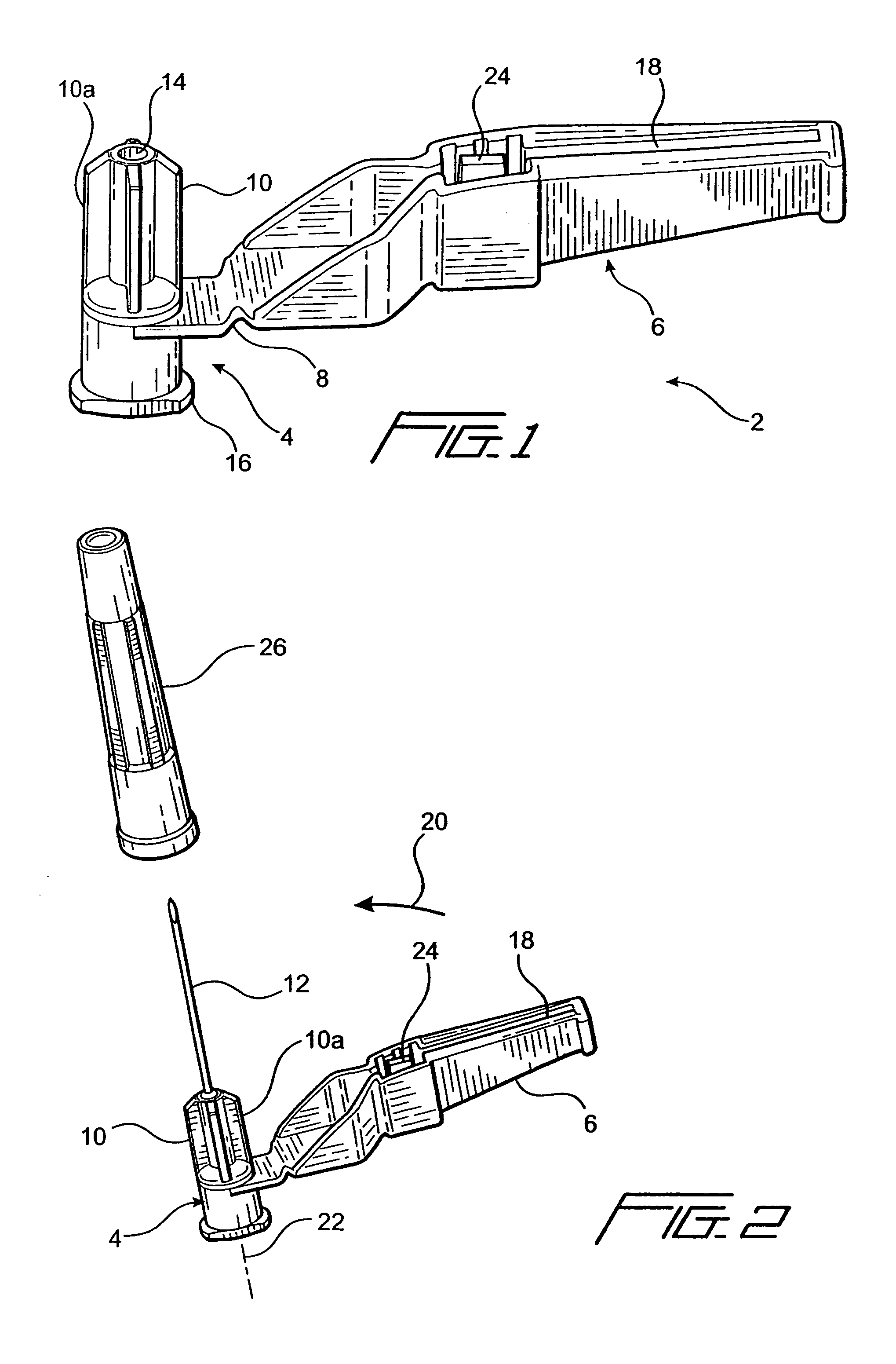 Needle protection device with gauge specific color coding and method for manufacturing thereof