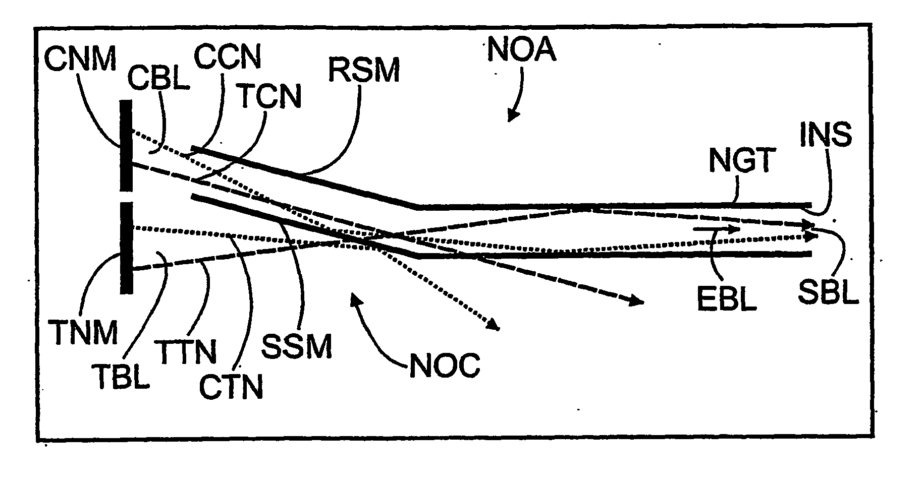 Neutron-optical componet array for the specific spectral shaping of neutron beams or pulses