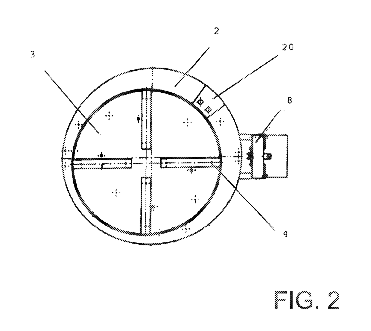 Device for preheating at least one mold