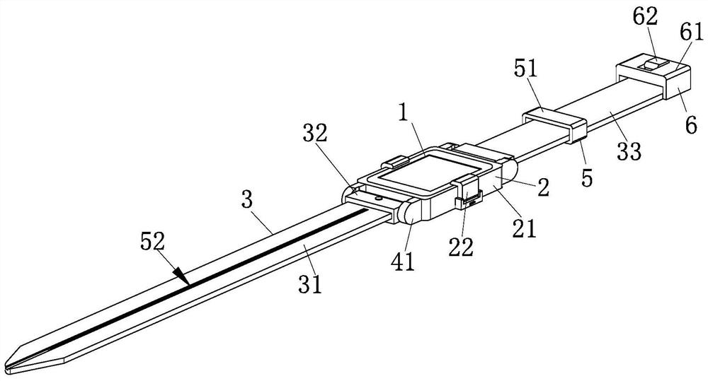 Intelligent bracelet with monitoring function for students