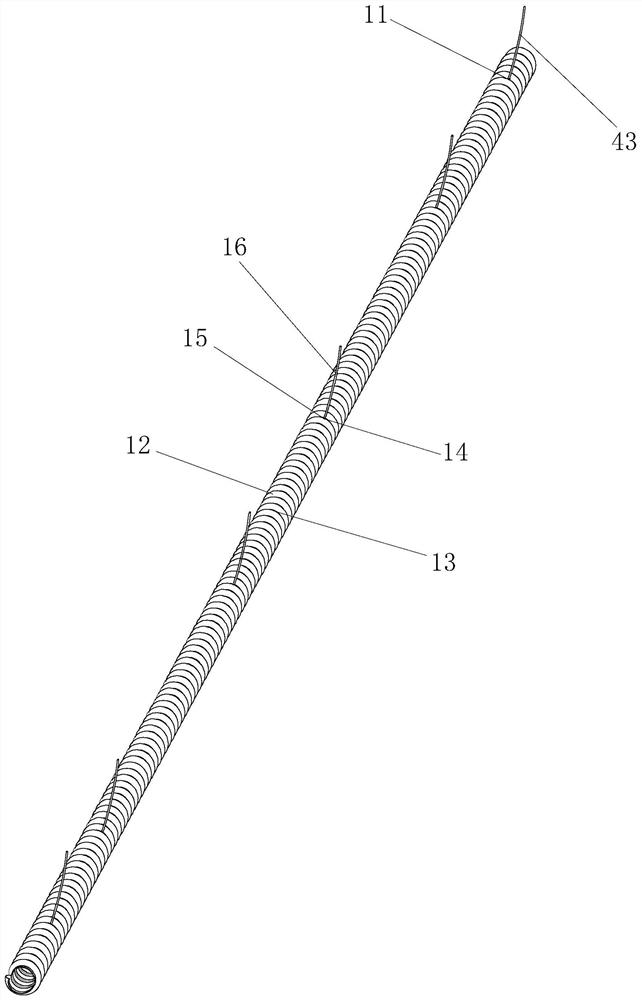 Device and method for detecting quality of slurry in post-tensioned prestressed duct