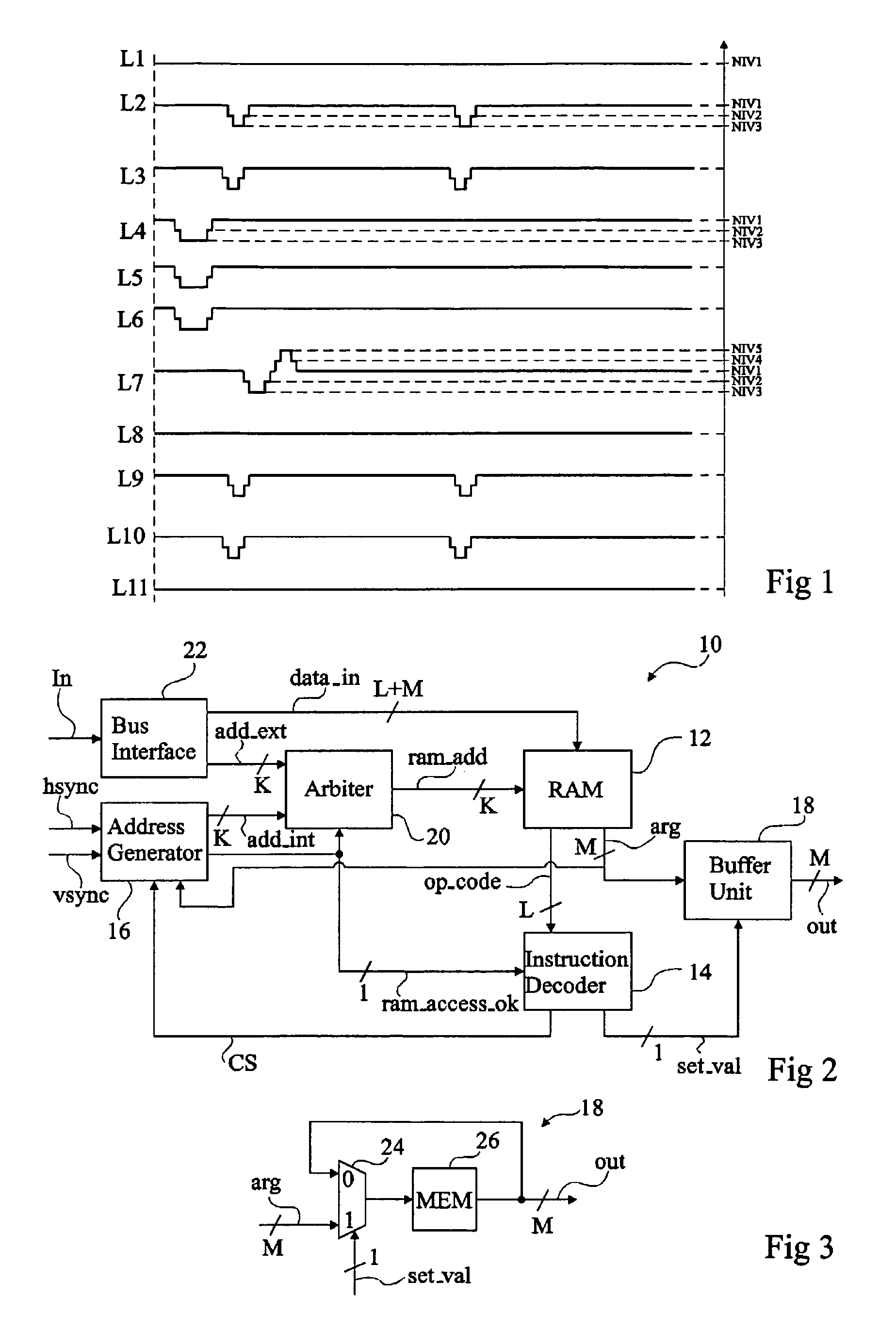 Generator of a signal with an adjustable waveform