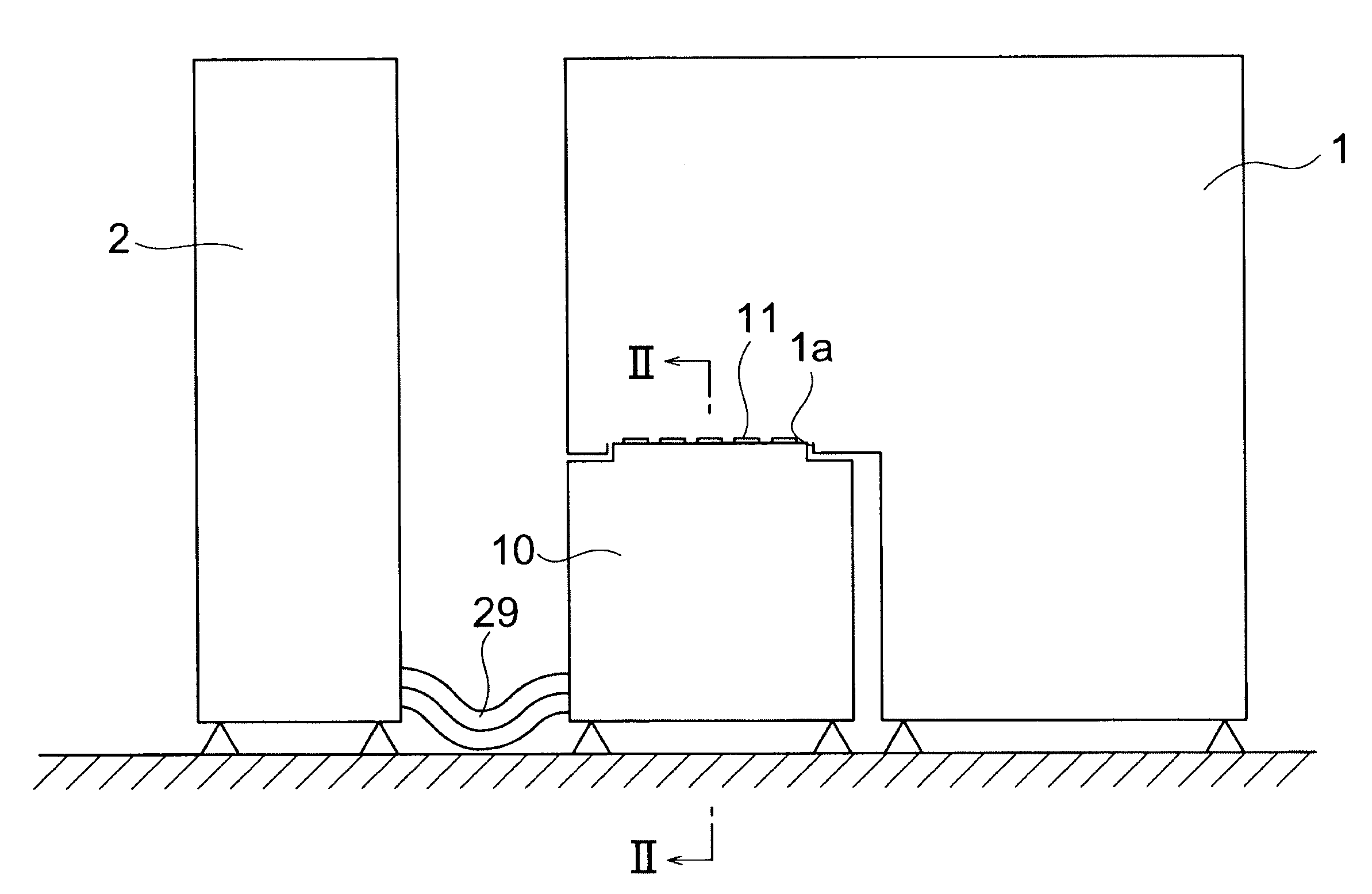 Water jacket for cooling an electronic device on a board