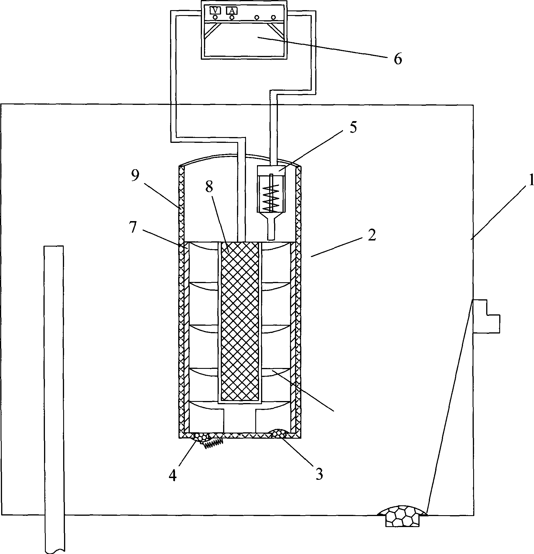 Method and apparatus for electrochemically cleaning urinous scale