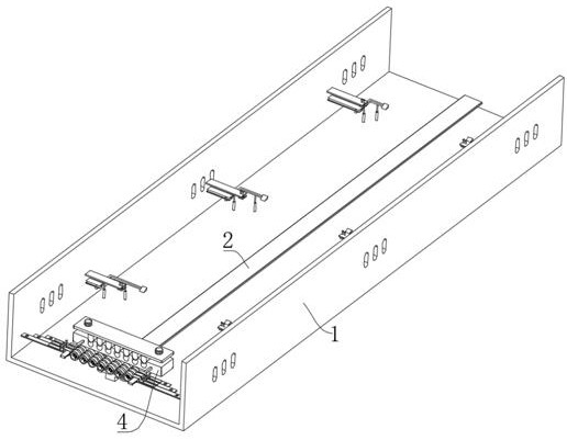 Cable bridge convenient for wire and cable installation and operation method thereof