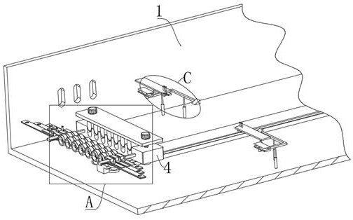 Cable bridge convenient for wire and cable installation and operation method thereof