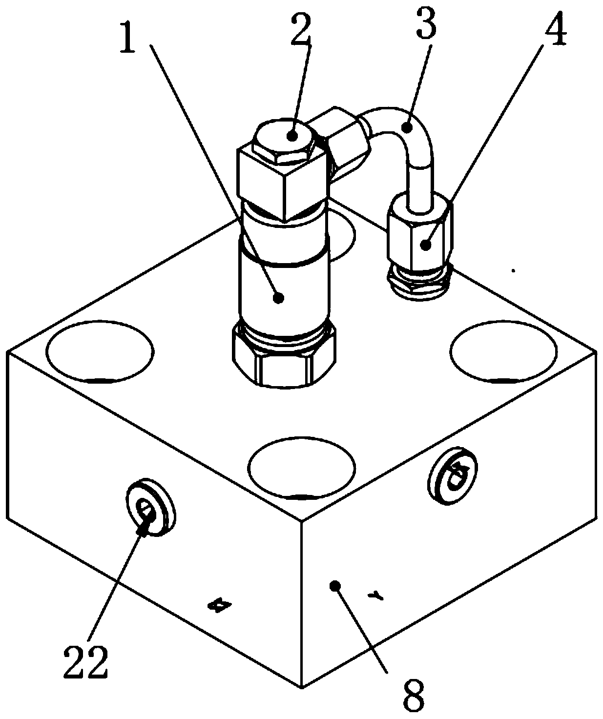 Cartridge valve cover plate device