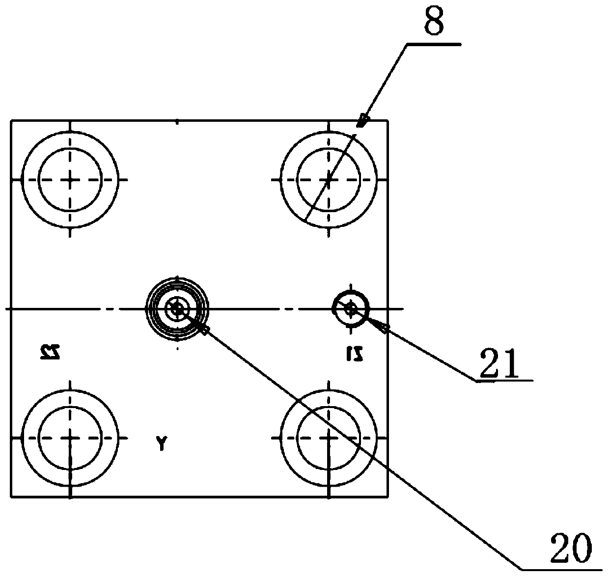 Cartridge valve cover plate device