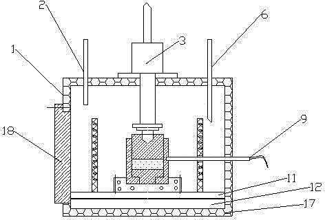 Moulding press for chalcogenide glass components