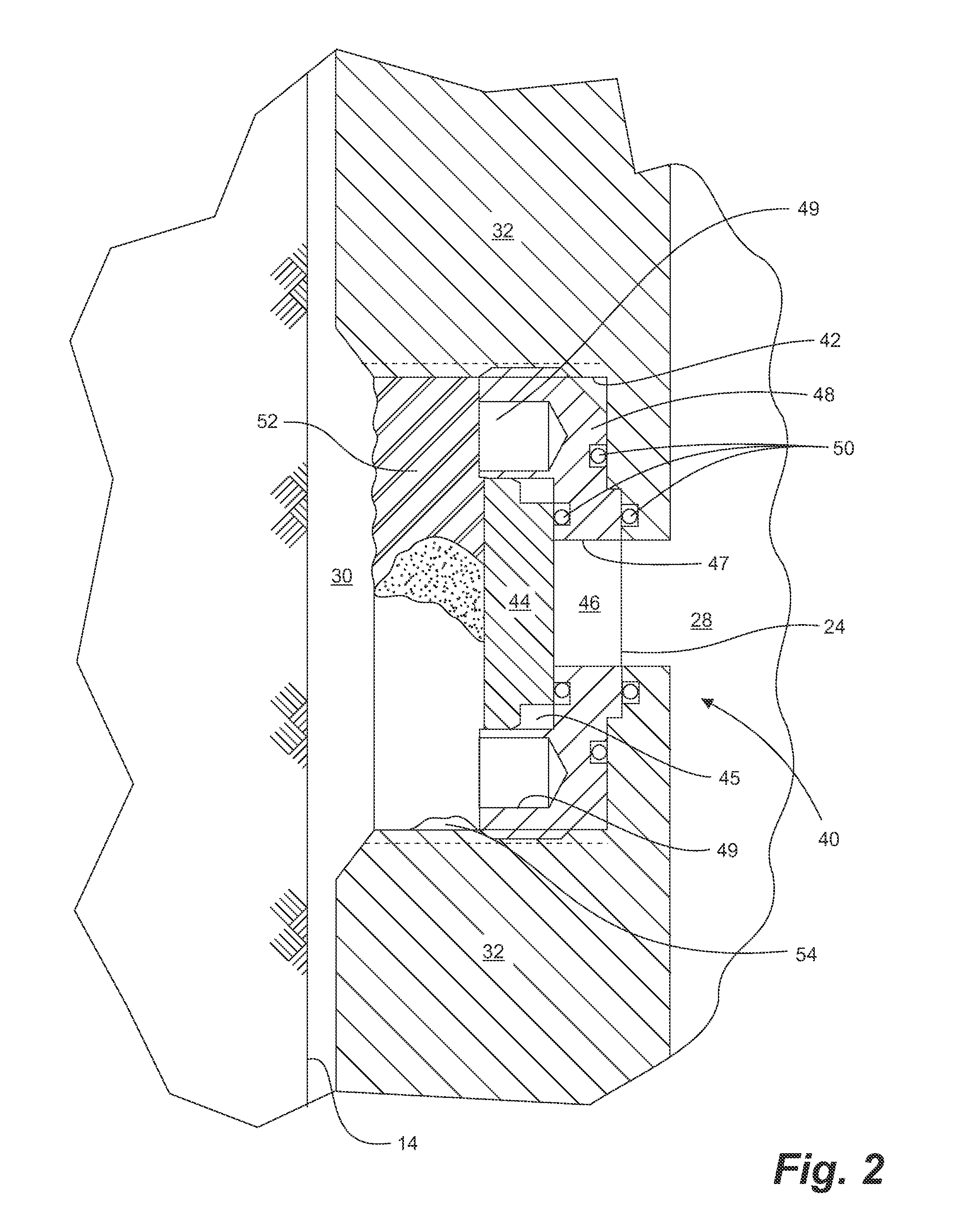 System for cementing tubulars comprising a mud motor