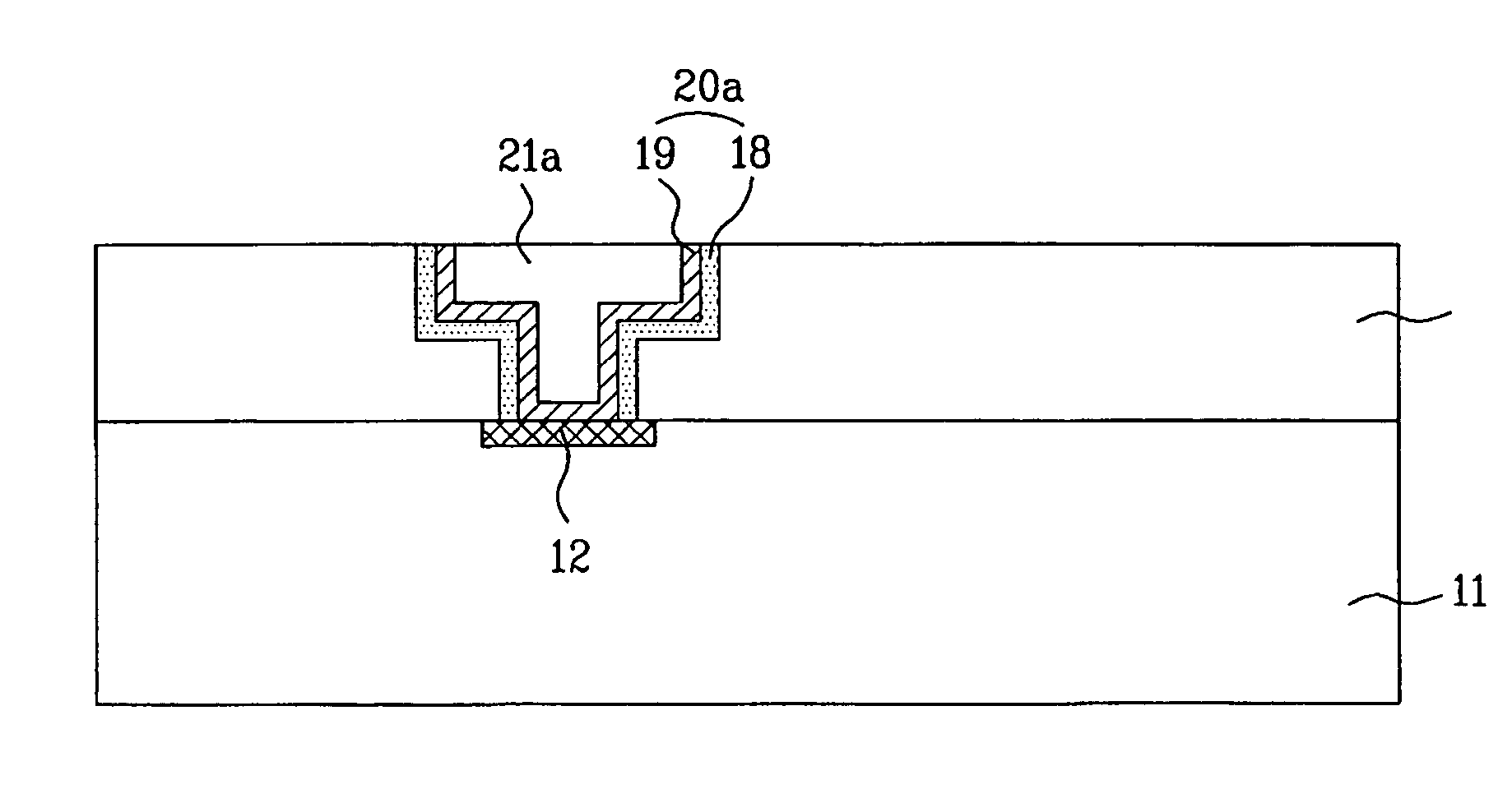 Metal line for a semiconductor device and fabrication method thereof