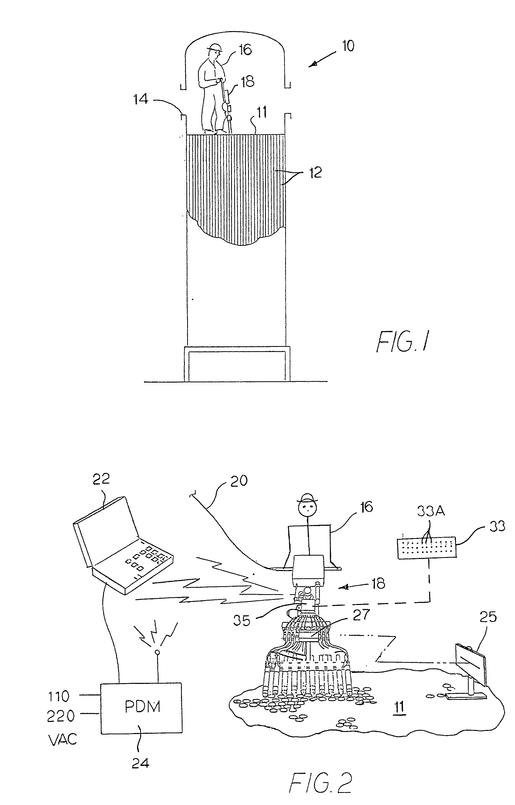 Device and method for blowing down and measuring the back pressure of chemical reactor tubes