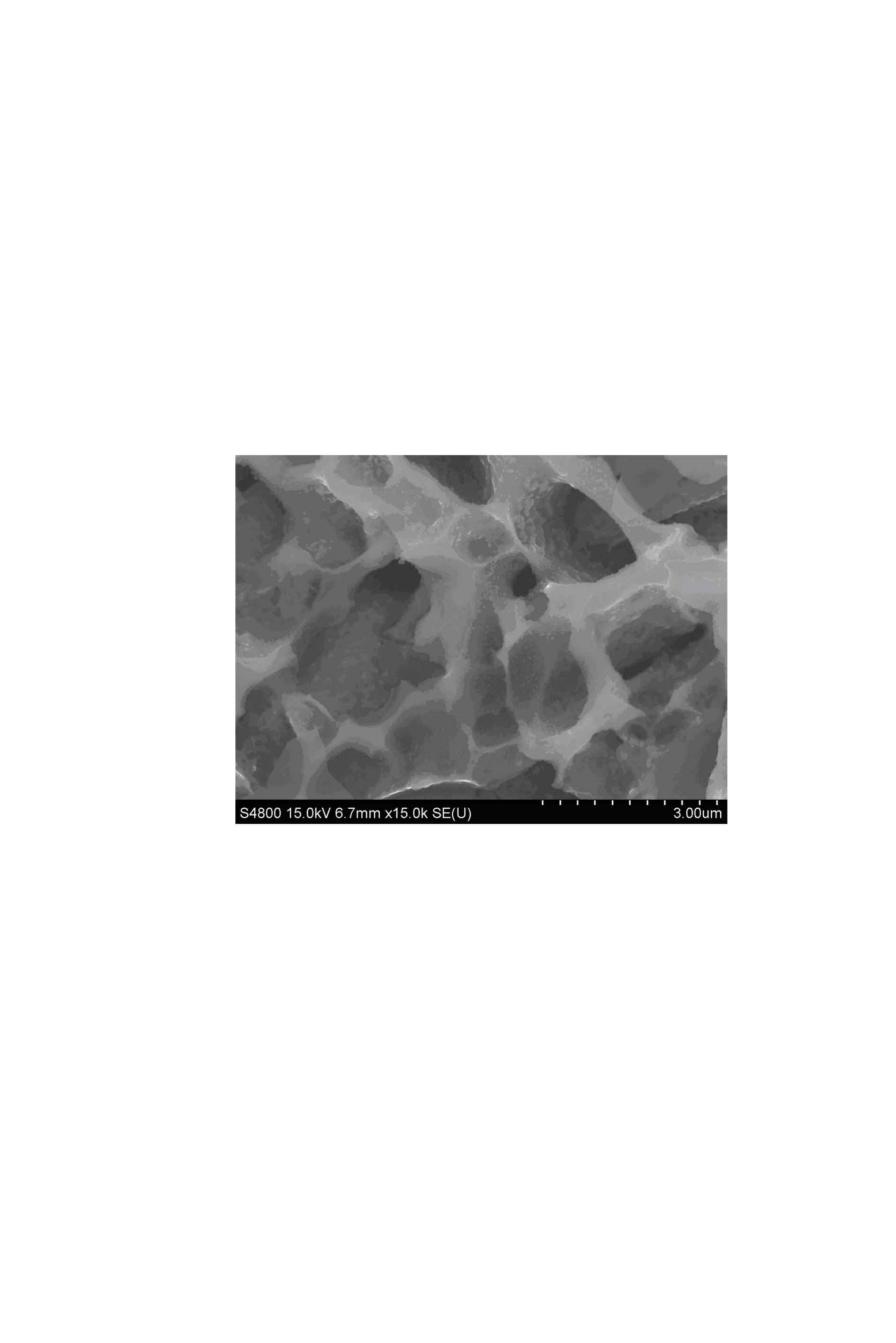 Nanometer perovskite/graphene composite material and preparation method thereof