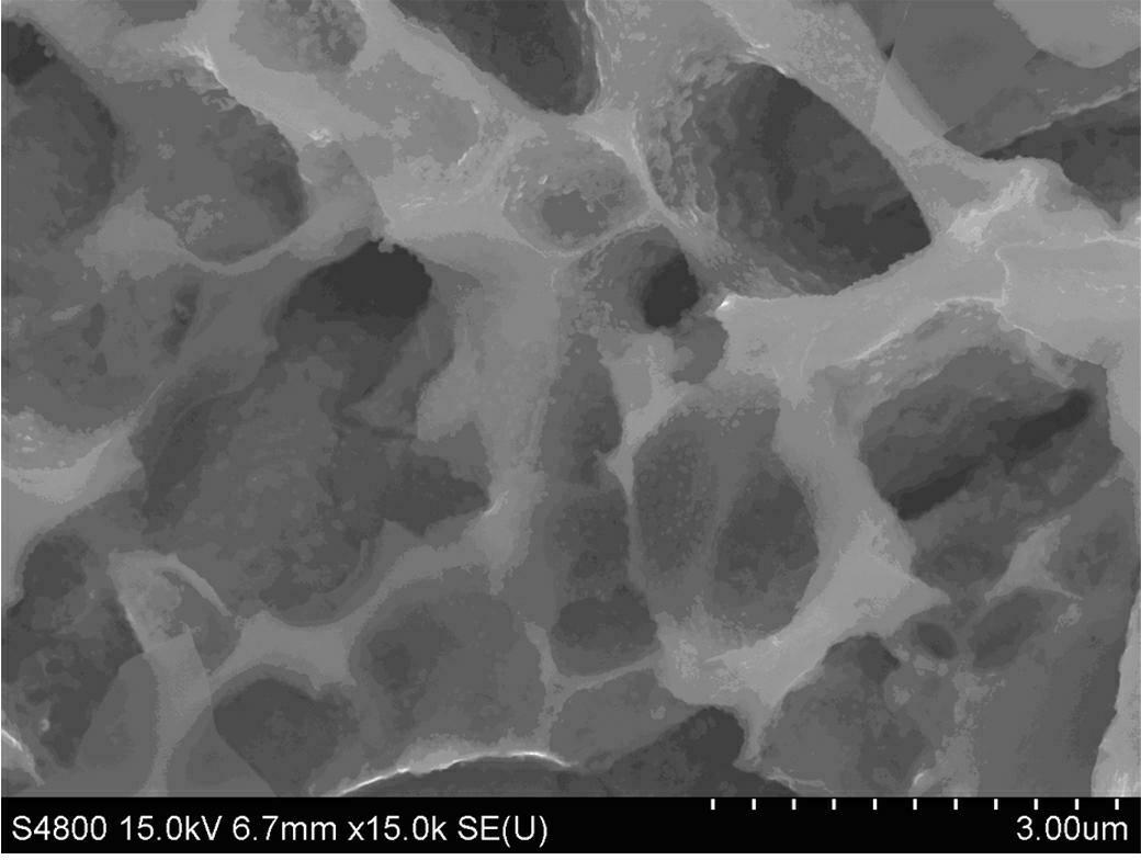 Nanometer perovskite/graphene composite material and preparation method thereof