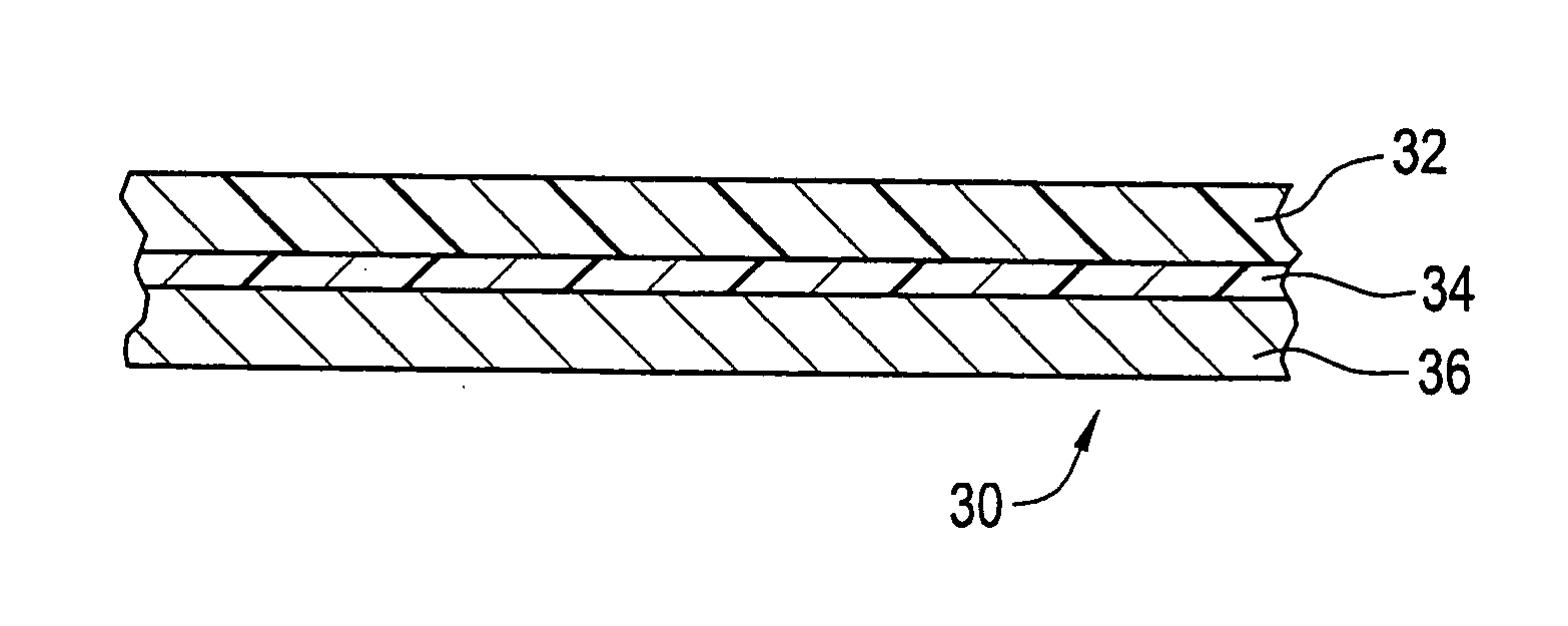 Method for improving bonding of circuit substrates to metal and articles formed thereby