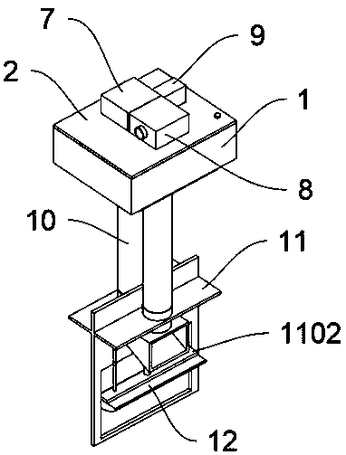 Continuous sewage methane extraction and ventilation device for sewage treatment