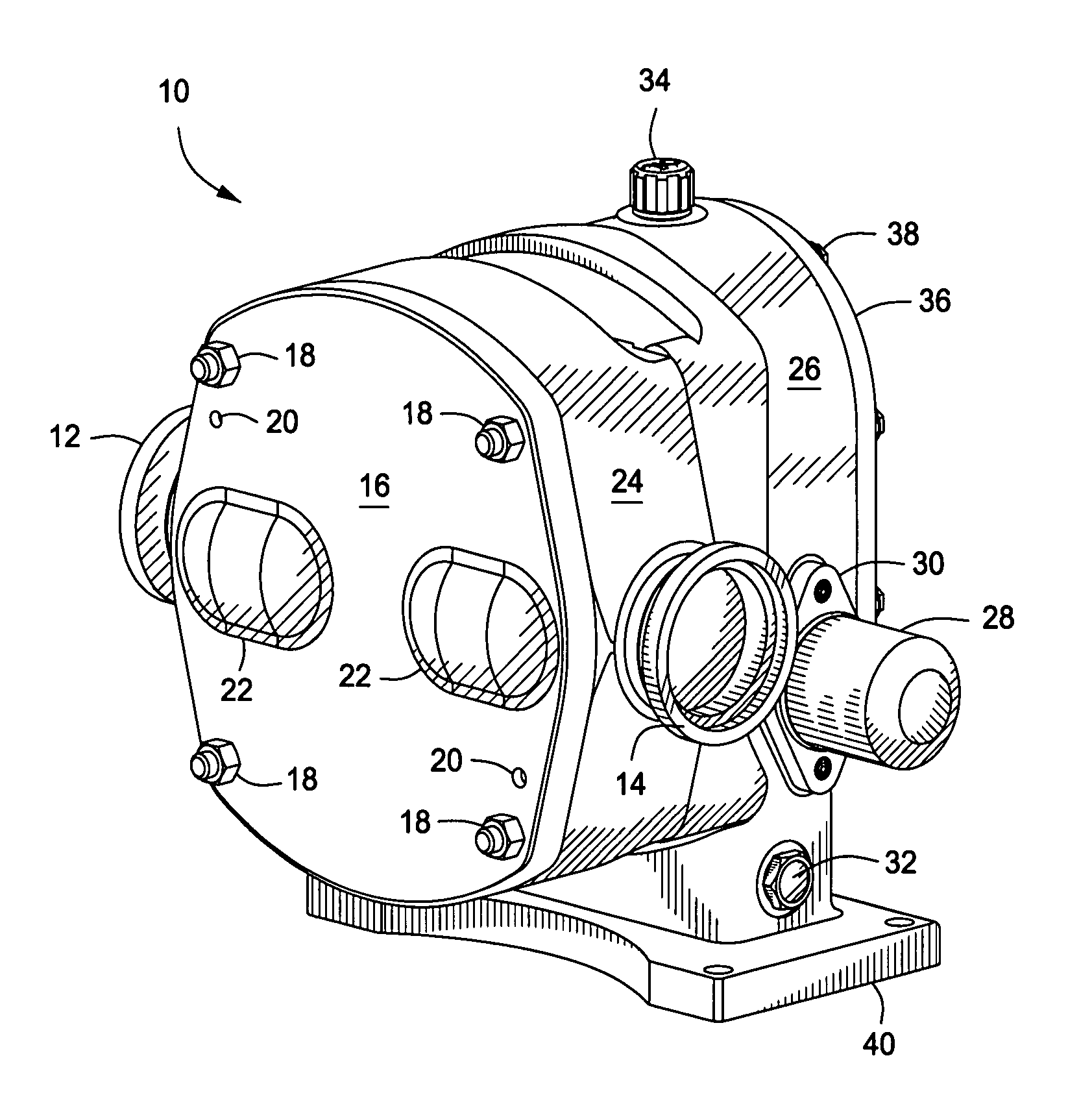 Positive displacement pump apparatus and method
