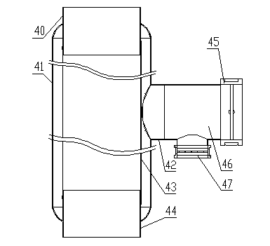 Pollen pini circulation airflow screening and impurity removing device and method