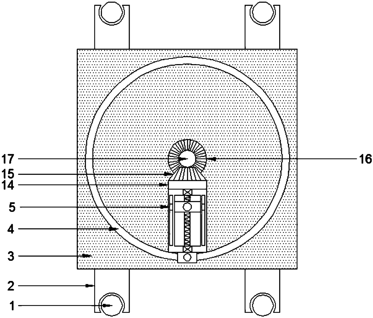 Portable spiral stirring device