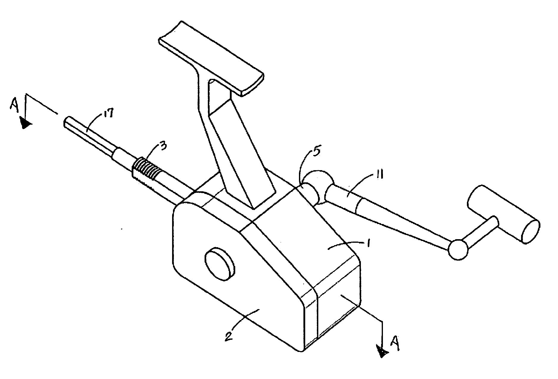 Double-gear driving mechanism for a reel unit