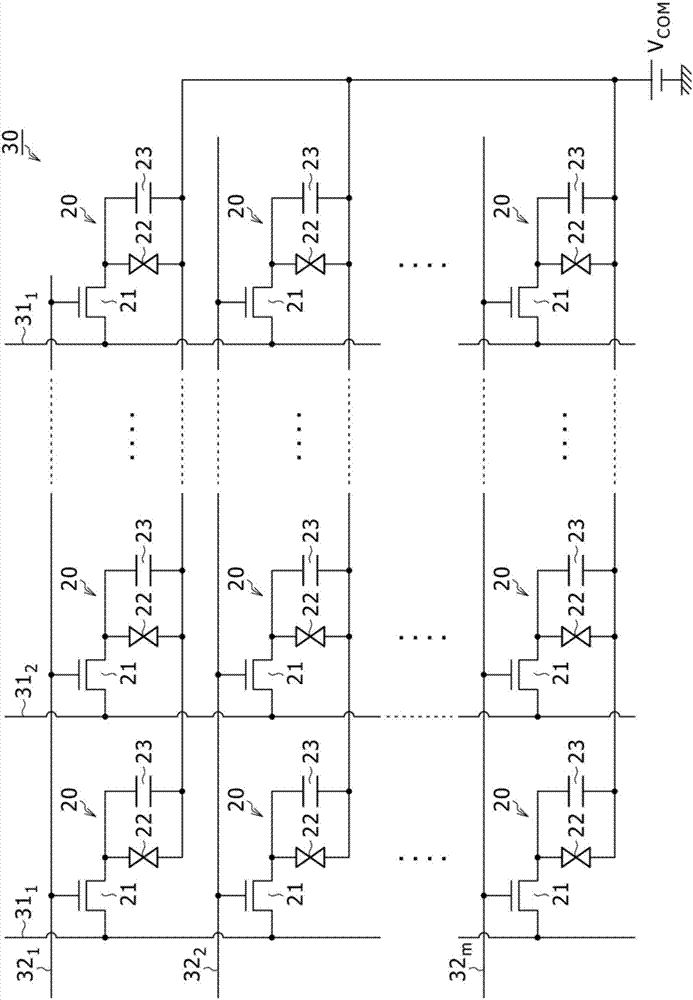 Display devices and electronic equipment