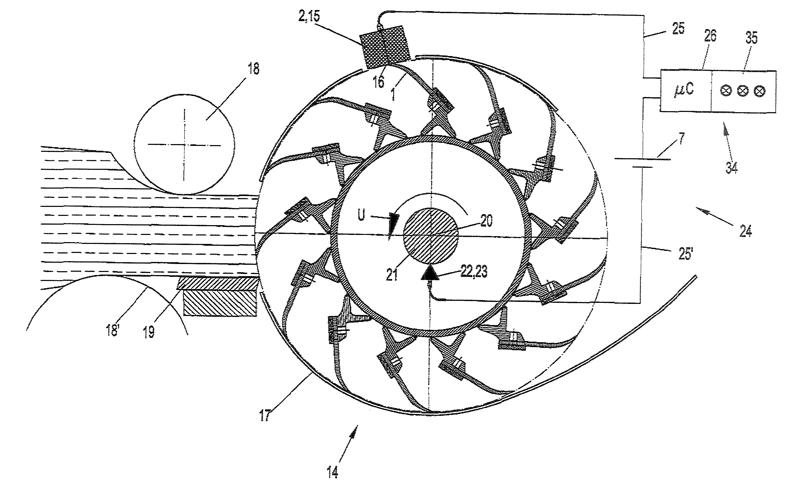 Method for determining the sharpness of cutting edges of chopper blades