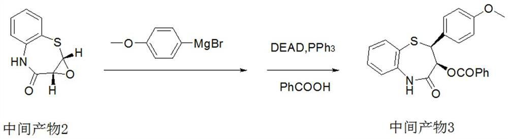 Preparation method of 2-(4-methoxyphenyl)-3-hydroxy-2,3-dihydro-1,5-benzothiazepine
