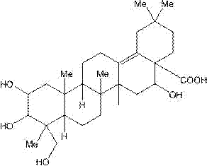 Saponin compound extracted from rhizoma bolbostemmatis and method and application thereof