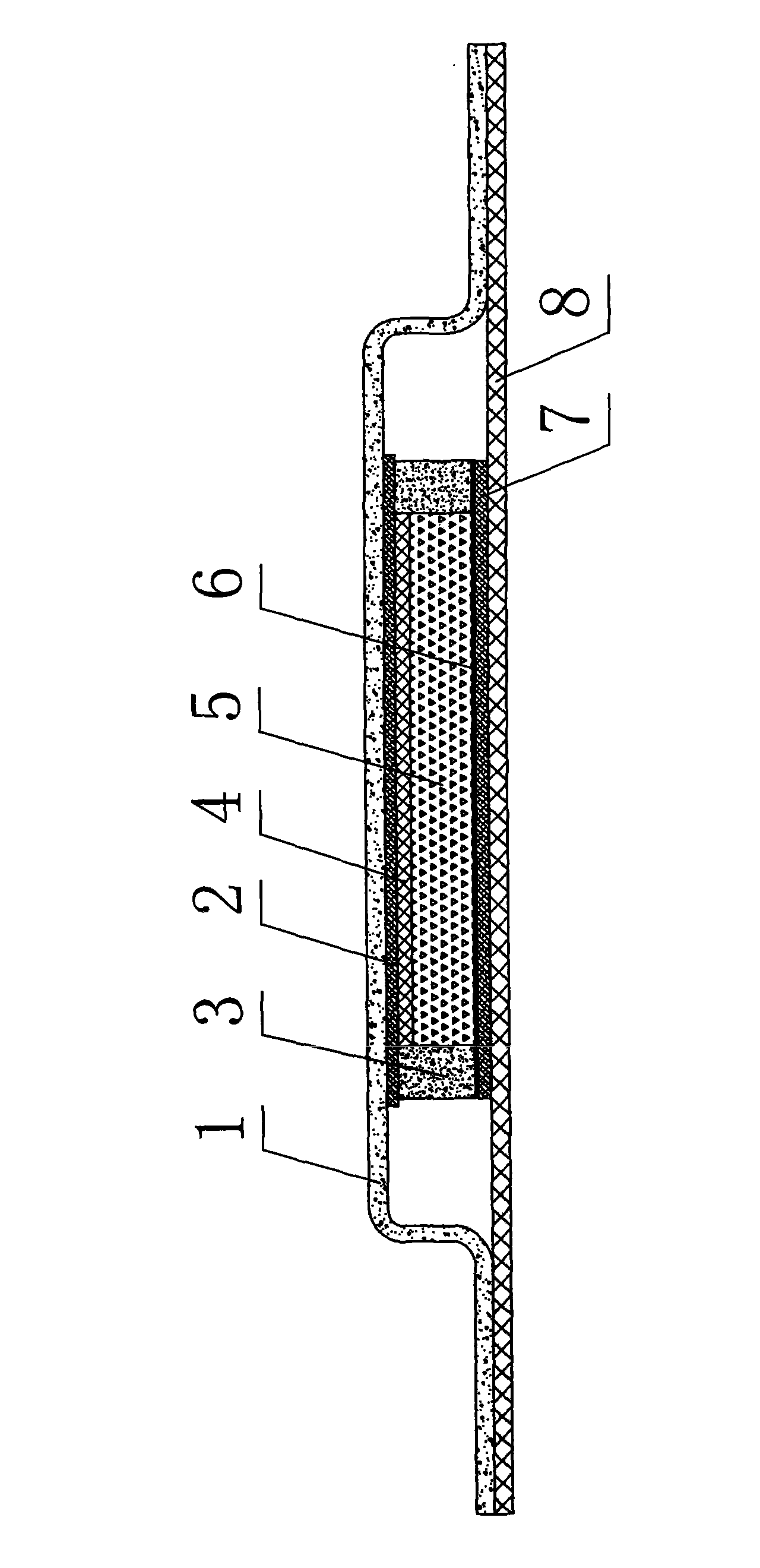 Externally applied emplastrum for treating anxious chronic bronchitis and preparation method thereof