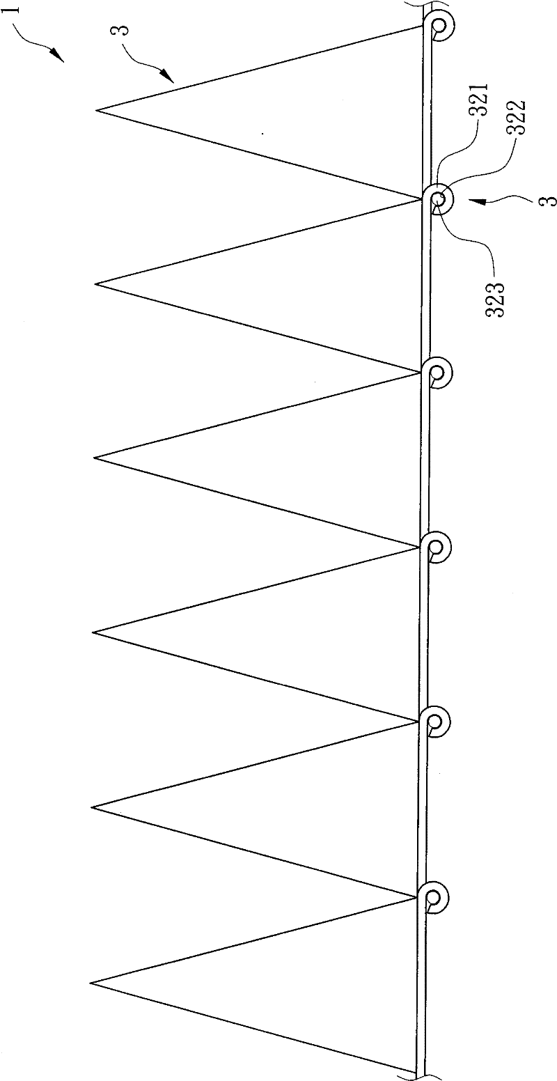 Tapered stereo-shaped array solar cell power generation system