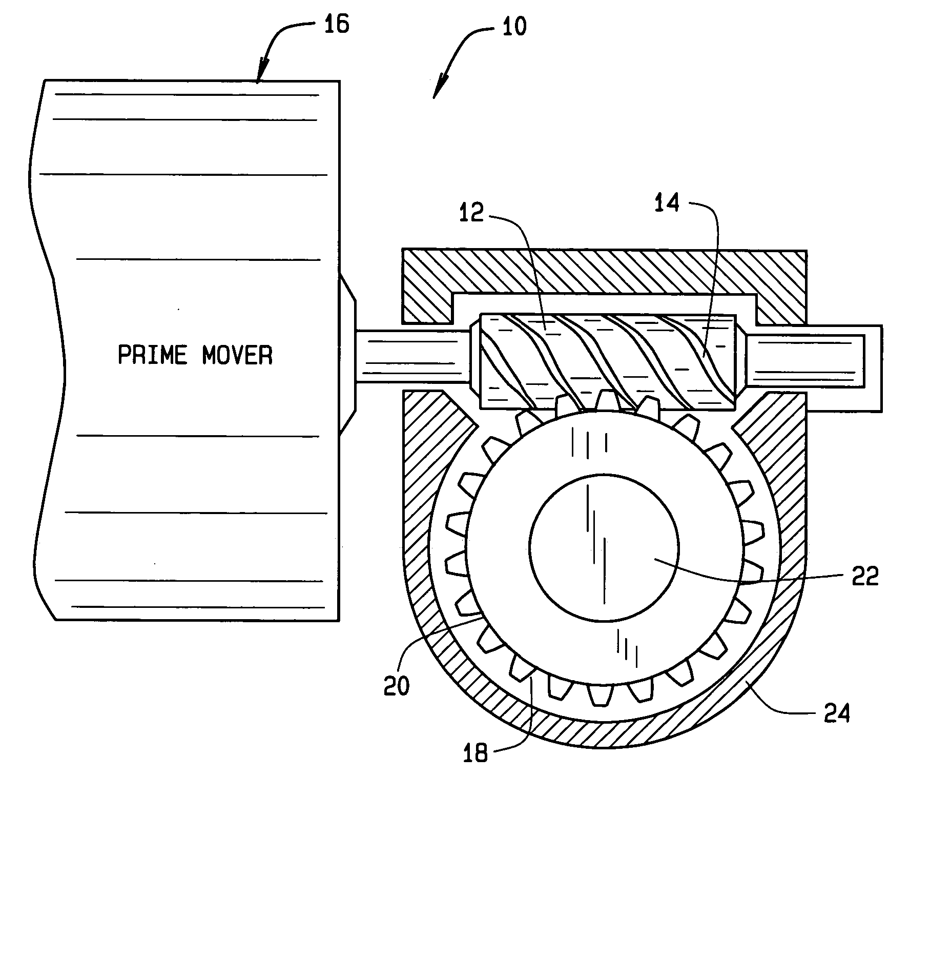 Worm gear assembly having improved physical properties and method of making same