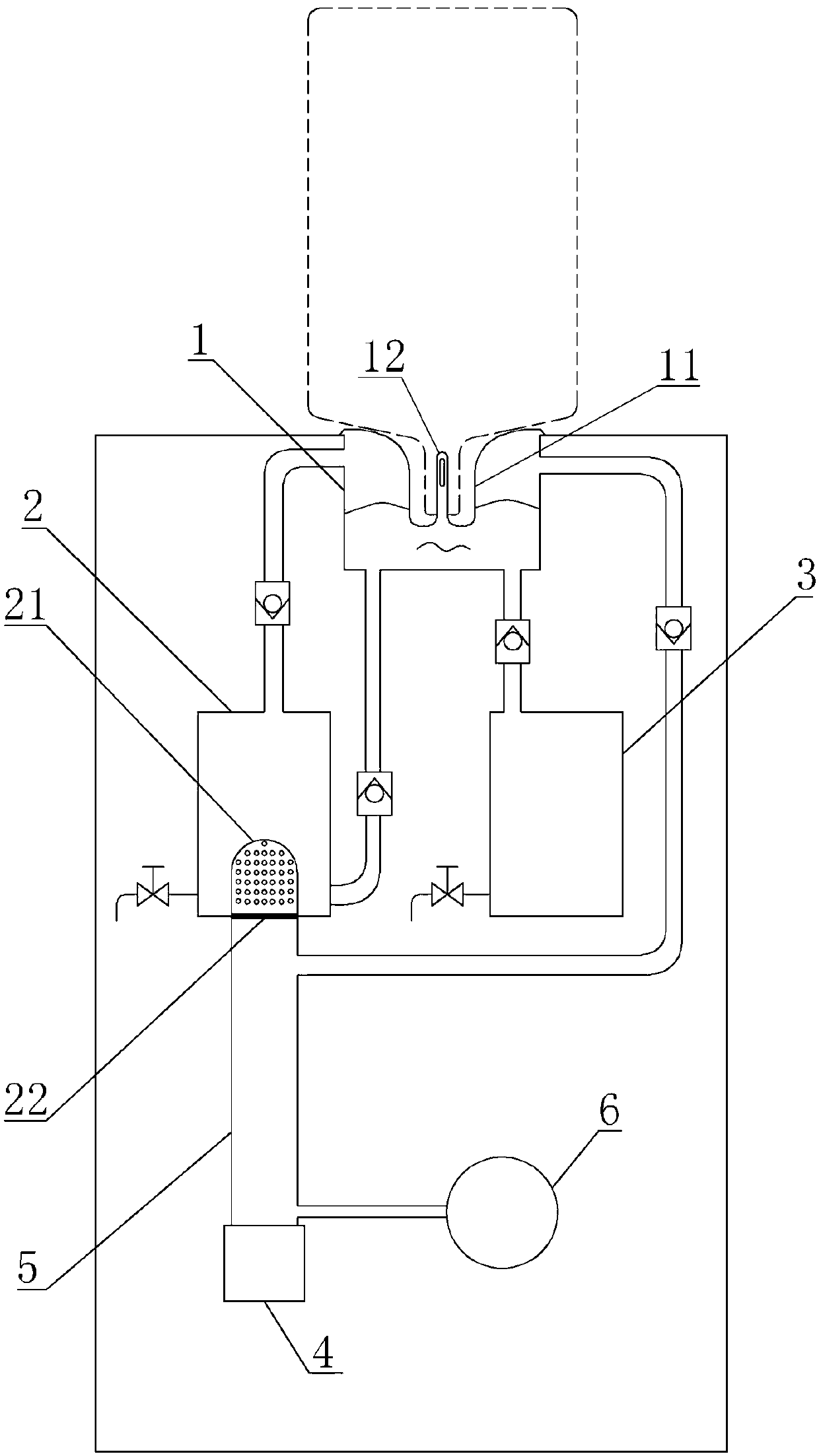 Microwave water dispenser