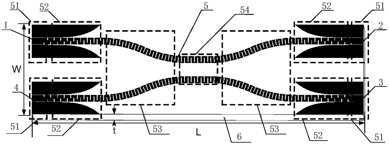 Flexible microwave directional coupler with controllable coupling degree