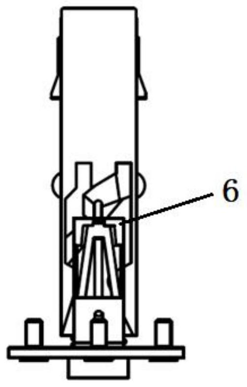 Handrail structure with self-locking reset function