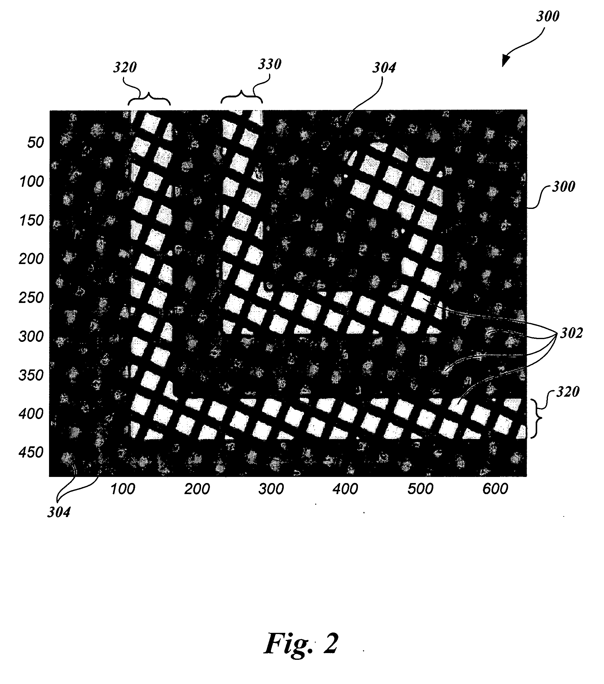 Method of measuring occluded features for high precision machine vision metrology