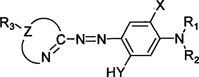 Heterocyclyl-azo-dialkyl aminophenol pigments and process for synthesizing the same