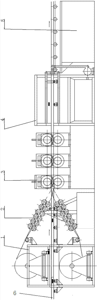 Corrugated steel plate membrane laminating device and membrane laminating method thereof