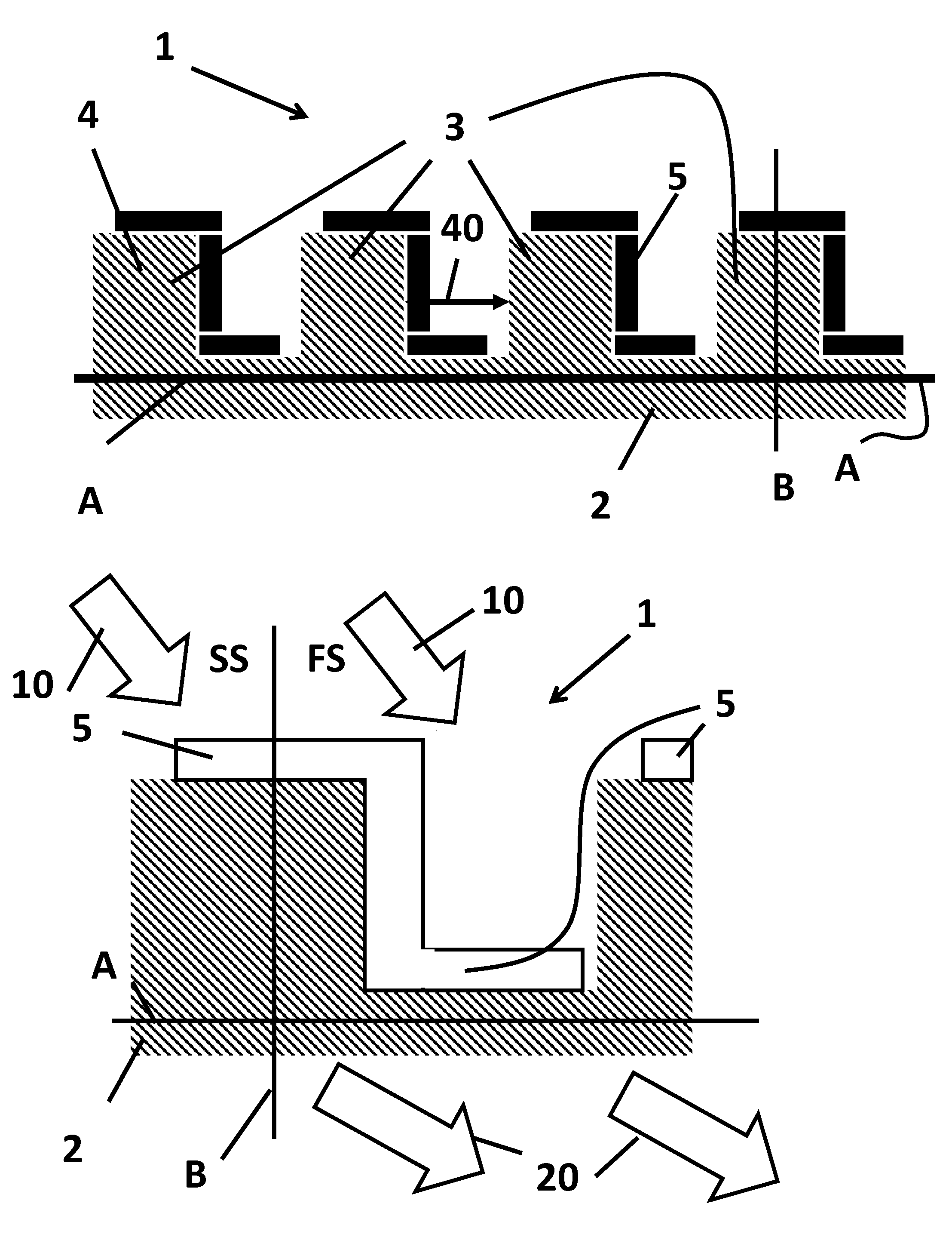 Optical grating coupling structure