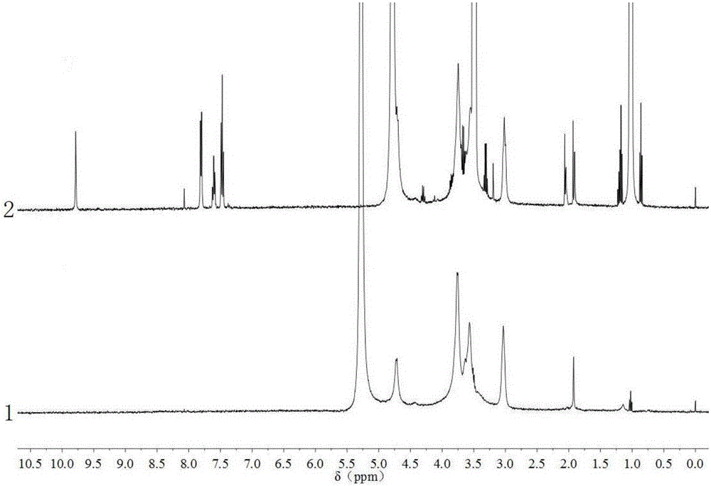 O-acetamide chitosan Schiff-base and preparation method thereof