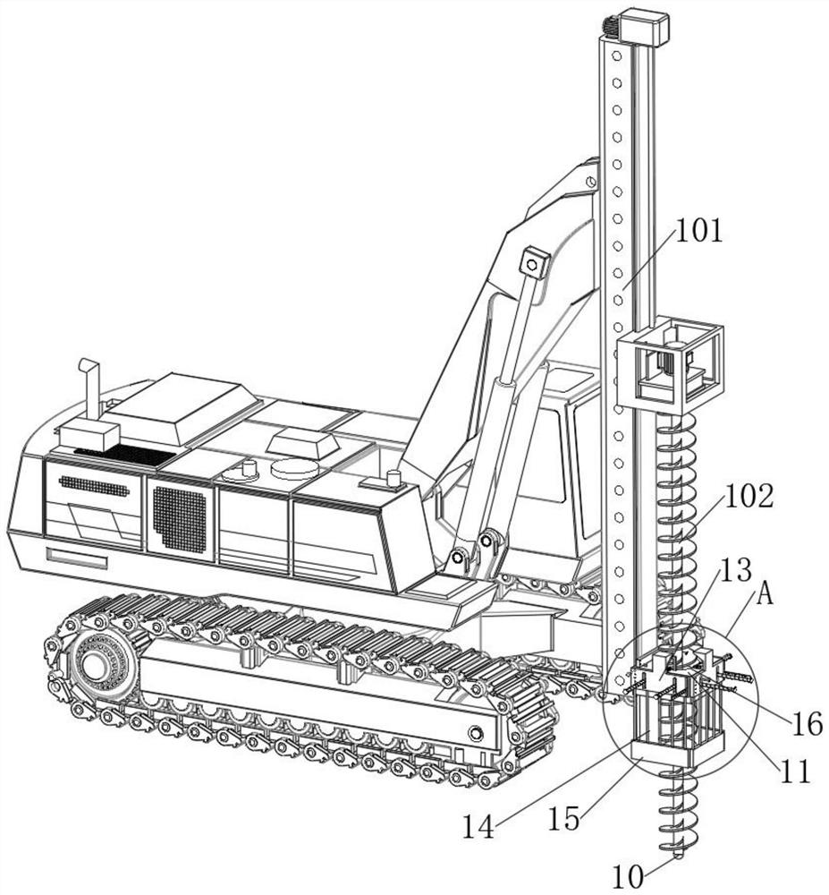 Photovoltaic anchoring pile driver