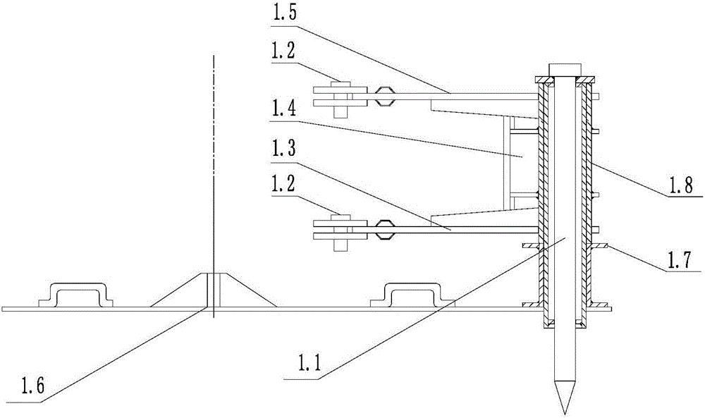 In-situ shearing device capable of acquiring strength parameters of rock-soil body and mounting method