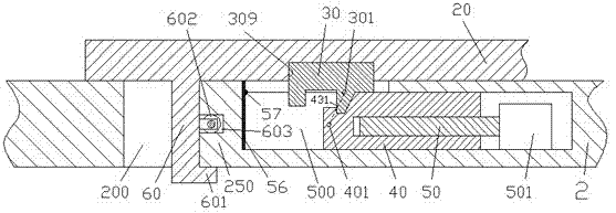 Computer cabinet with cushion pad capable of contacting and alarming