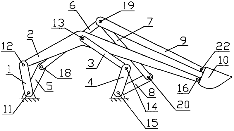 Hybrid-driven controllable excavation mechanism