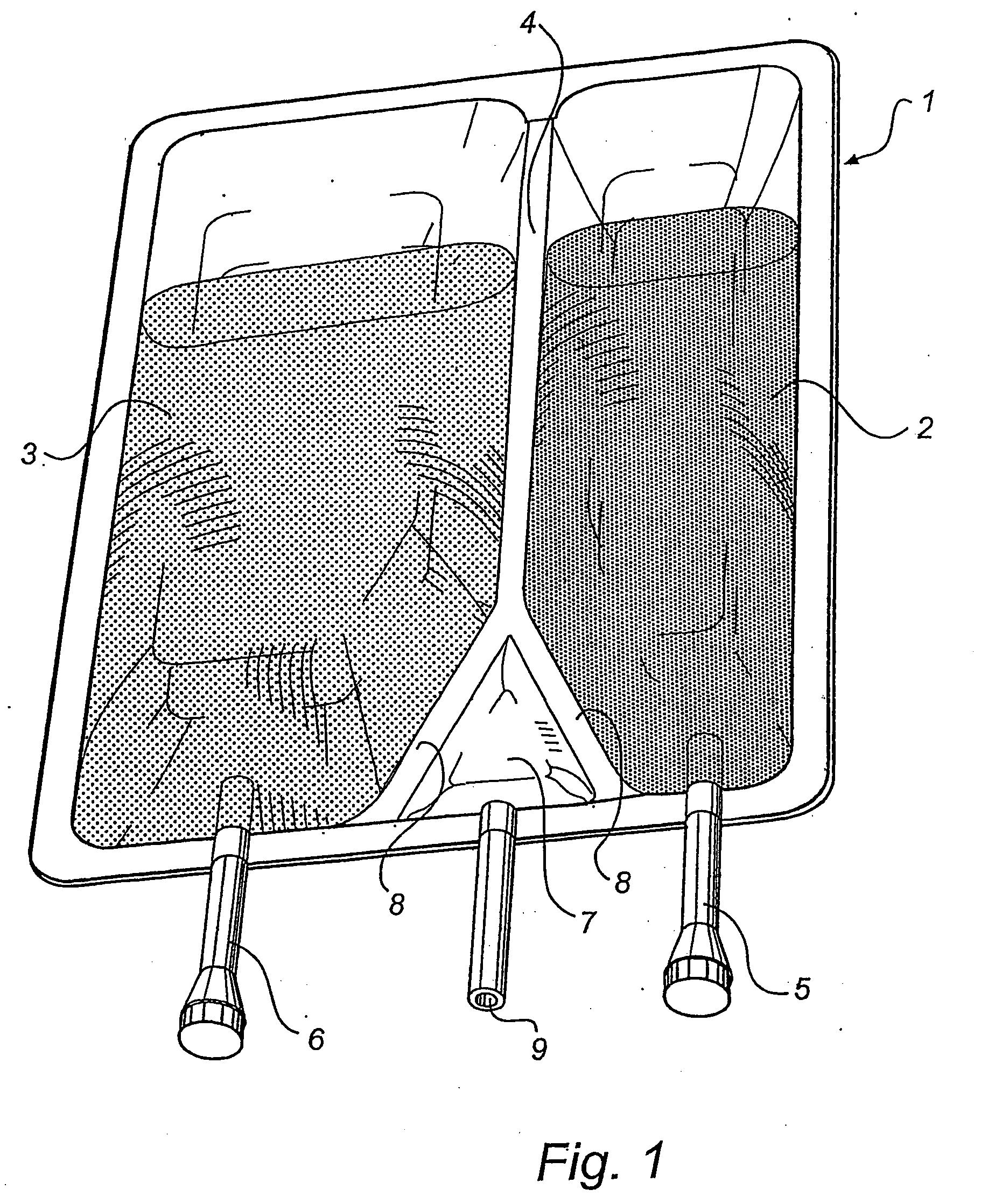 Container with acid diffusion barrier and use thereof