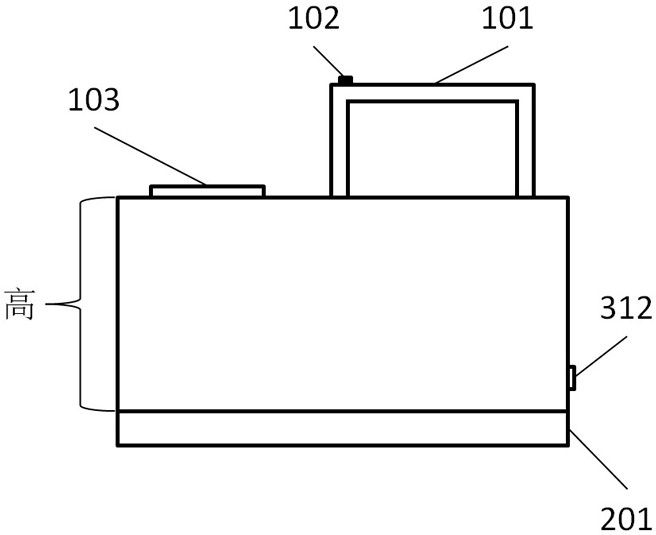 A portable color measuring instrument