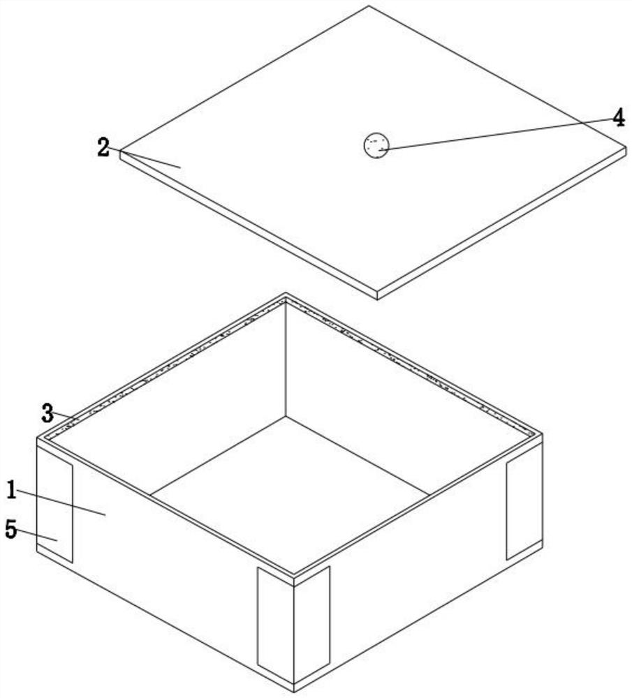 Gift packaging box with waterproof function