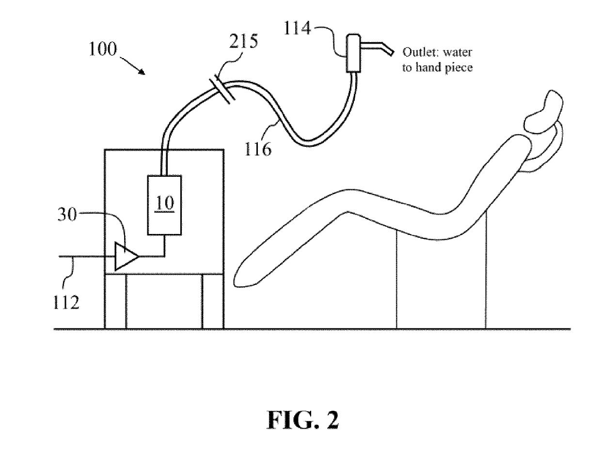 Device and Methods for Disinfecting Dental Lines